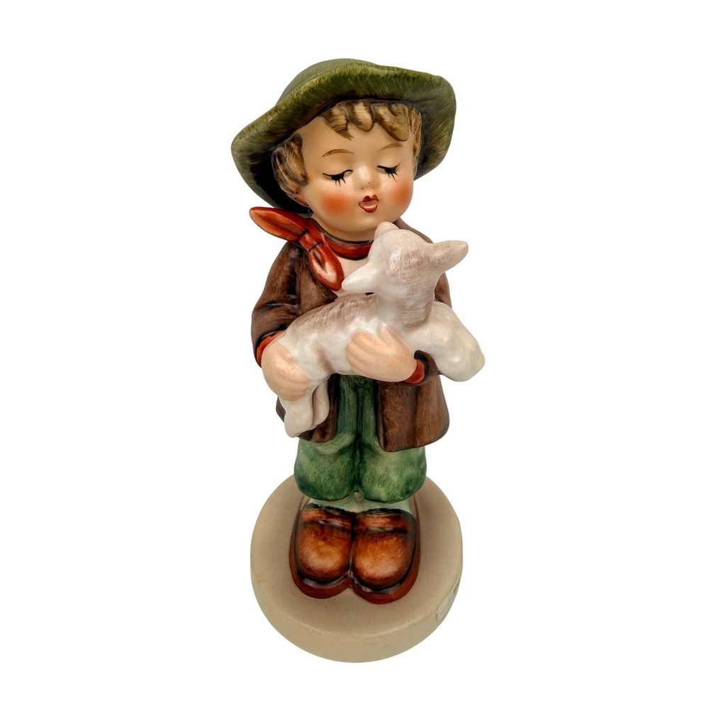 Goebel Hummel The Lost Sheep Figurine 68 0 W Germany Shepherd Boy with Lamb 5.5"